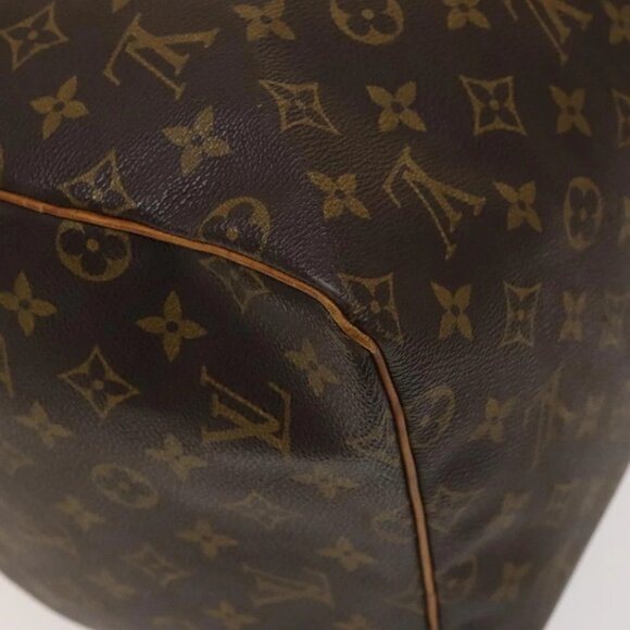 LOUIS VUITTON Monogram Keepall 55 Boston Bag M41424 LV Auth 139406 - Picture 4 of 16